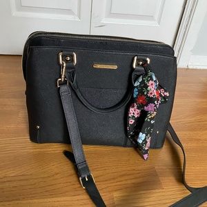 Steve Madden Black Work Satchel